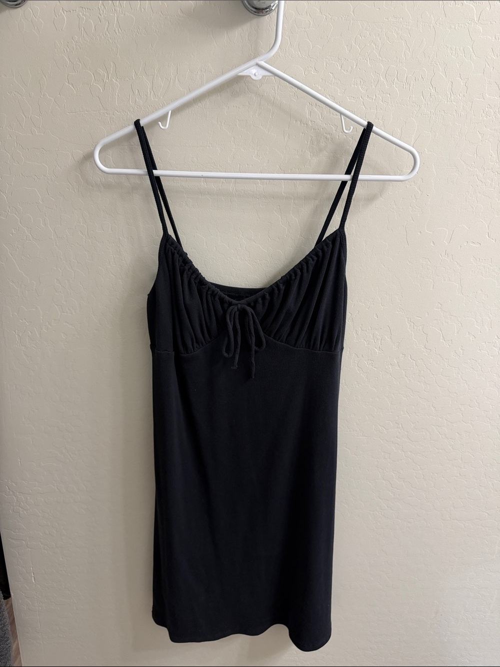 American Eagle Outfitters Black Spaghetti Strap Mini Dress